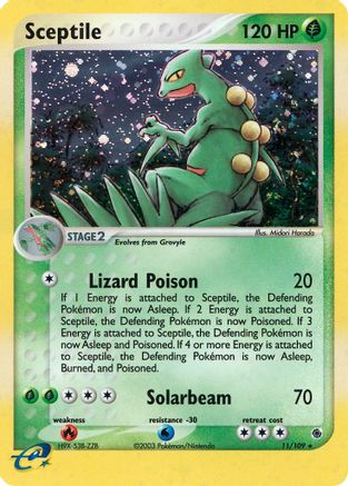 Ruby and Sapphire /109 Sceptile - 11/109 - Holofoil - Holo Rare