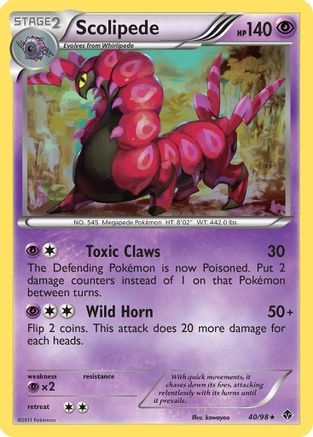Emerging Powers 040 Scolipede - Rare