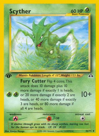 Neo Discovery 046/75 Scyther - Unlimited - Uncommon