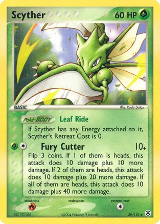 FireRed & LeafGreen 029 Scyther - Rare