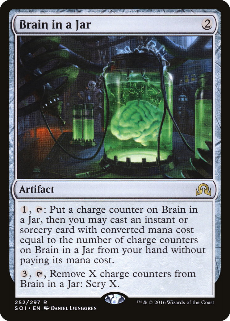 Shadows over Innistrad - (SOI-252) - Brain in a Jar Foil