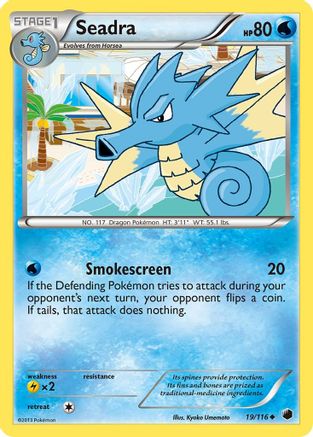 Plasma Freeze 019 Seadra - Uncommon