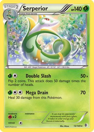 Boundaries Crossed 013 Serperior - Holofoil - Holo Rare