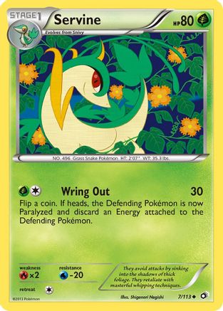 Legendary Treasures 007/113 Servine - Reverse Holofoil - Uncommon