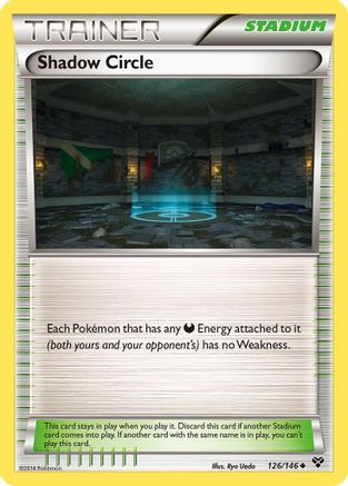 XY Base Set 126 Shadow Circle - Uncommon