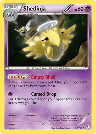Dragons Exalted 048 Shedinja - Reverse Holofoil - Rare