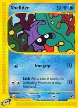 Expedition 129/165 Shellder - Reverse Holofoil - Common
