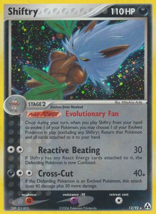 Legend Maker /92 Shiftry - Reverse Holofoil - Holo Rare
