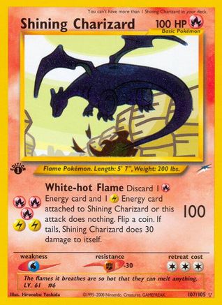 Neo Destiny 107 Shining Charizard - Unlimited Holofoil - Secret Rare