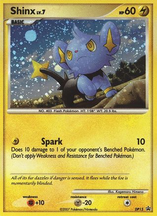 Diamond and Pearl Promos Shinx - DP15 - Holofoil - Promo