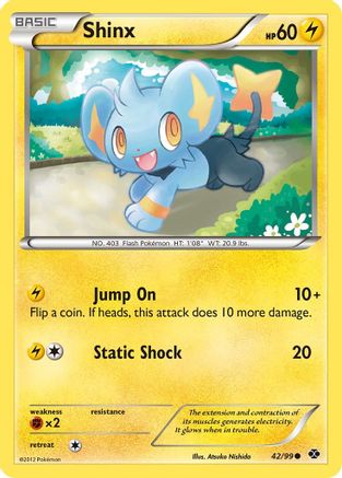 Next Destinies 042/99 Shinx (42) - Reverse Holofoil - Common