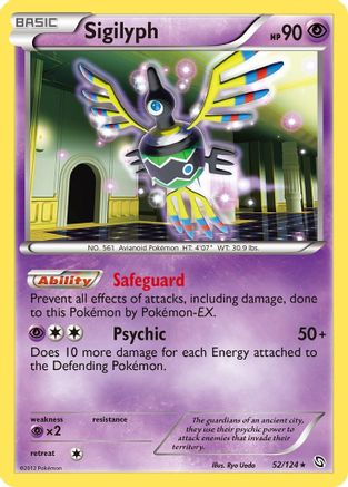 Dragons Exalted 052 Sigilyph - Reverse Holofoil - Holo Rare