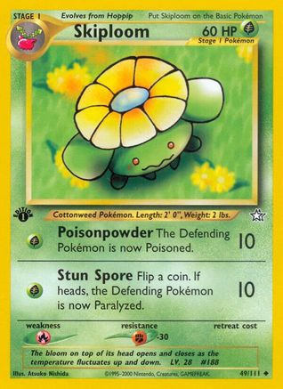Neo Genesis 049/111 Skiploom - 1st Edition - Uncommon