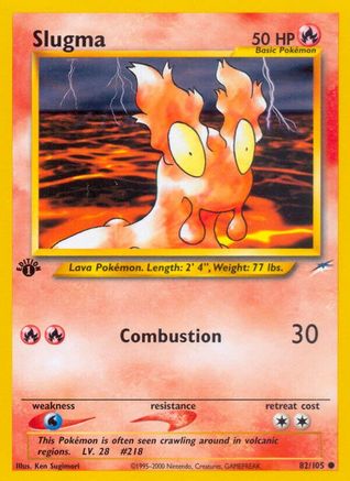 Neo Destiny 082/105 Slugma - Unlimited - Common