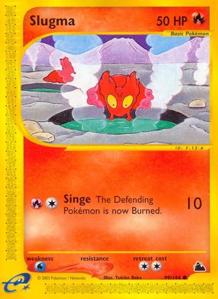 Skyridge 099 Slugma (99) - Reverse Holofoil - Common