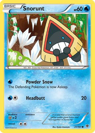 Plasma Blast 021 Snorunt - Reverse Holofoil - Common