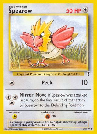 Legendary Collection 094/110 Spearow - Common