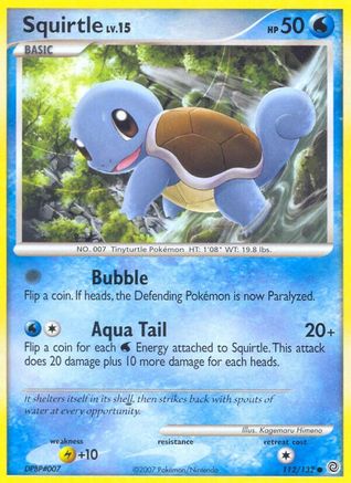 Secret Wonders 112 Squirtle - Common