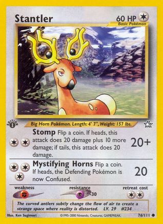 Neo Genesis 076/111 Stantler - Unlimited - Common