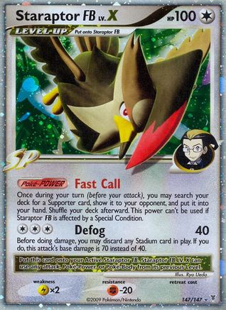 Supreme Victors Staraptor FB Lv.X - Holofoil - Ultra Rare
