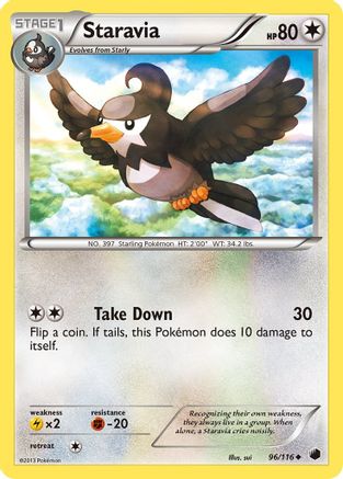 Plasma Freeze 096 Staravia - Uncommon