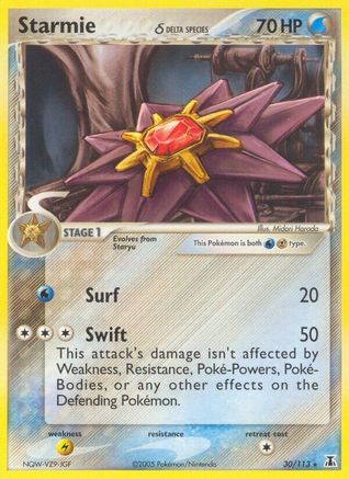 Delta Species 030/113 Starmie - Rare
