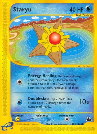 Skyridge 103 Staryu (103) - Common