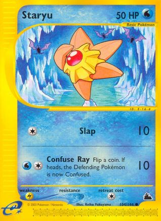Skyridge 104 Staryu (104) - Reverse Holofoil - Common