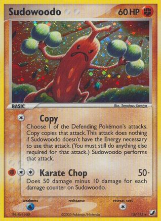 Unseen Forces Sudowoodo - Reverse Holofoil - Holo Rare