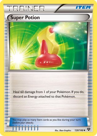 XY Base Set 128/146 Super Potion - Reverse Holofoil - Uncommon