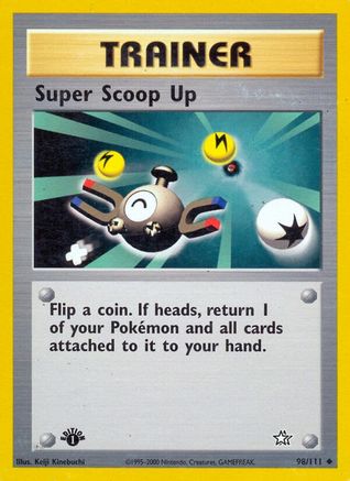 Neo Genesis 098/111 Super Scoop Up - Unlimited - Uncommon