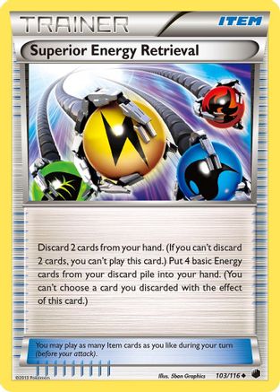Plasma Freeze 103/116 Superior Energy Retrieval - Uncommon