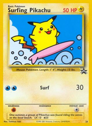 WoTC Promo 028/53 Surfing Pikachu - Promo
