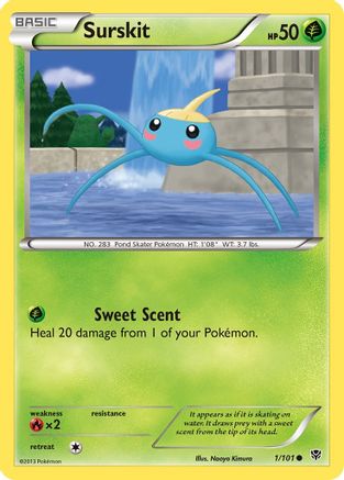 Plasma Blast 001 Surskit - Reverse Holofoil - Common