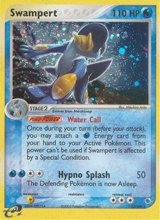 Ruby and Sapphire /109 Swampert - 13/109 - Holofoil - Holo Rare