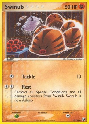 Team Rocket Returns 079 Swinub - Reverse Holofoil - Common