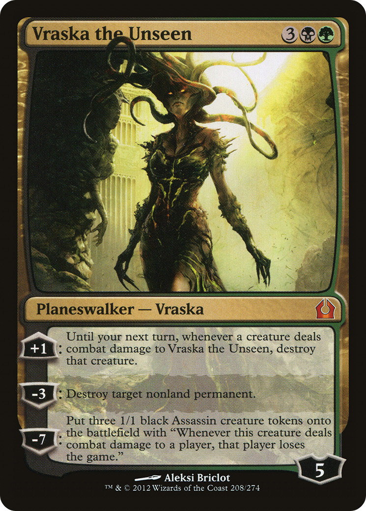 Return to Ravnica - (RTR-208) - Vraska the Unseen Foil