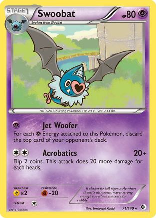 Boundaries Crossed 071 Swoobat - Rare