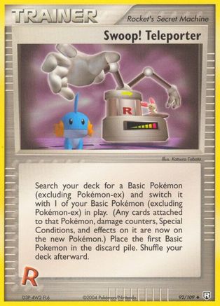 Team Rocket Returns 092 Swoop! Teleporter - Reverse Holofoil - Uncommon