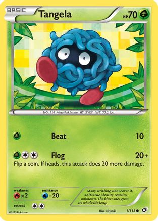 Legendary Treasures 001 Tangela - Common