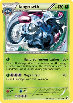 Boundaries Crossed 006 Tangrowth - Holofoil - Holo Rare