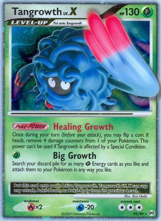 Arceus 099 Tangrowth Lv.X - Holofoil - Ultra Rare