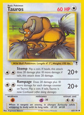Legendary Collection 065 Tauros - Uncommon