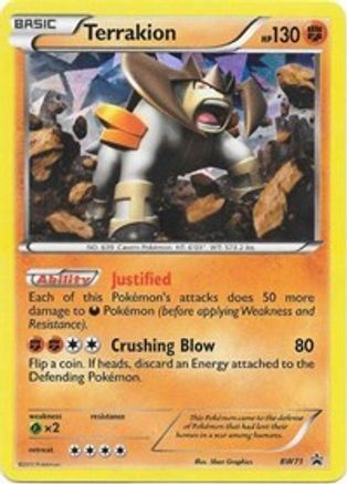Black and White Promos BW71 Terrakion - Holofoil - Promo