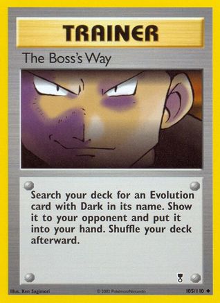 Legendary Collection 105 The Boss's Way - Uncommon