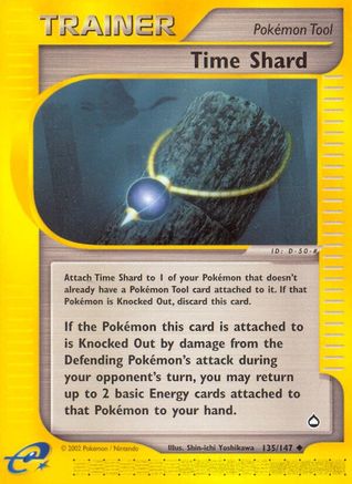 Aquapolis 135 Time Shard - Reverse Holofoil - Uncommon
