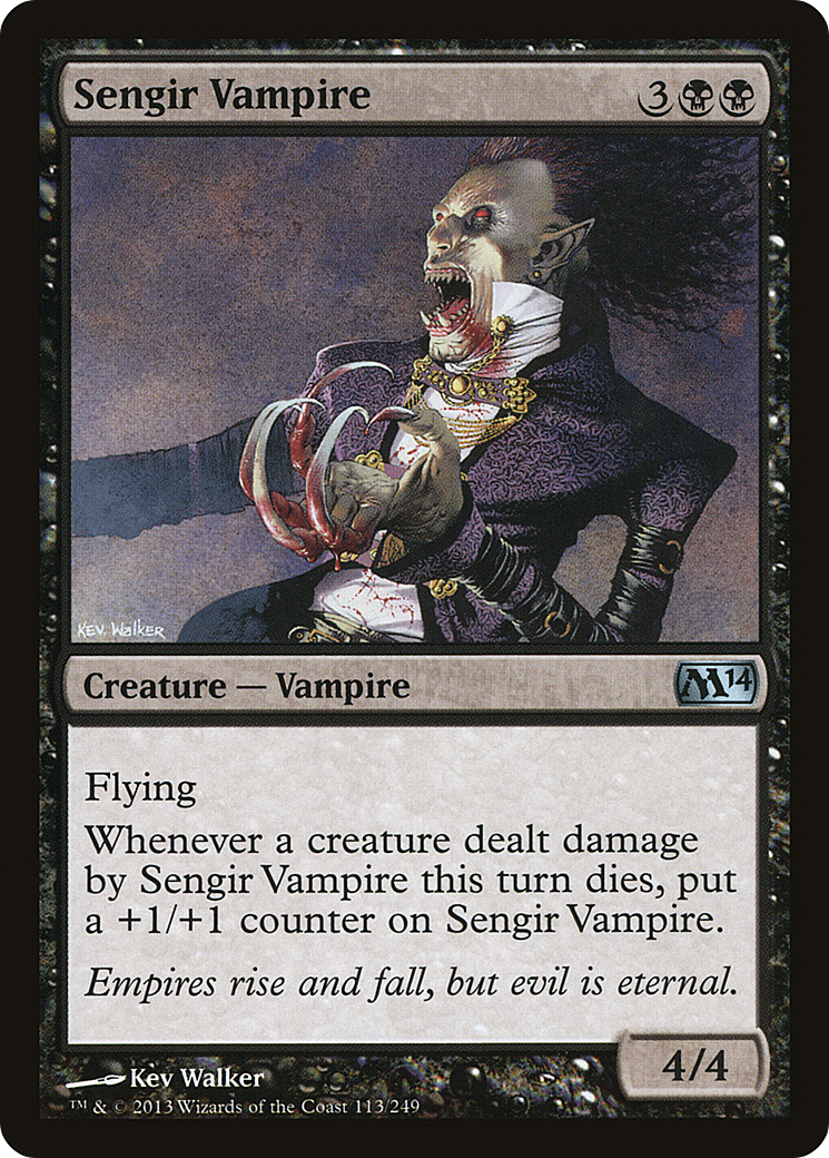 Magic 2014 - (M14-113) - Sengir Vampire