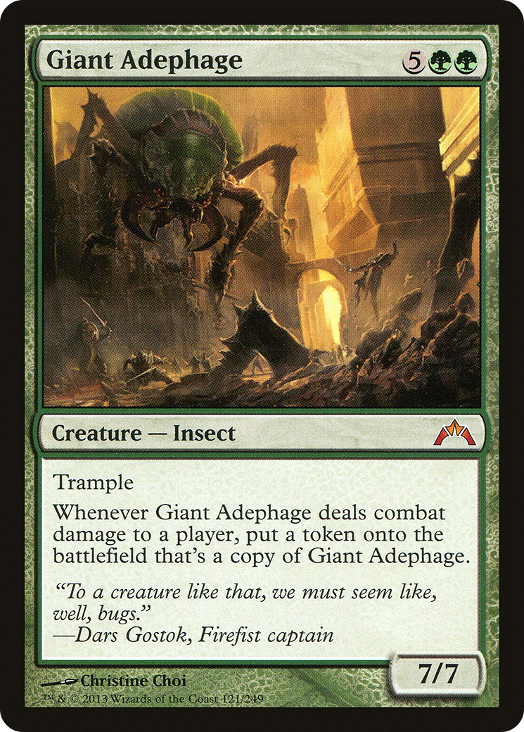 Gatecrash - (GTC-121) - Giant Adephage Foil
