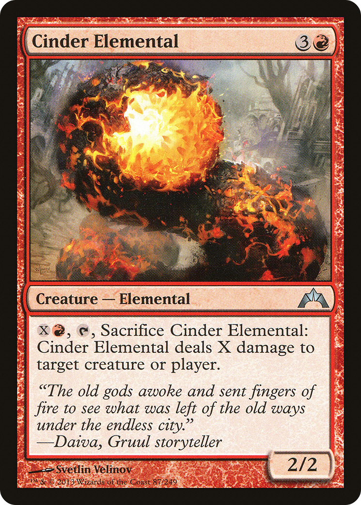 Gatecrash - (GTC-087) - Cinder Elemental