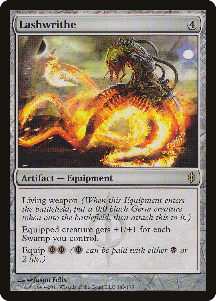 New Phyrexia - (NPH-143) - Lashwrithe Foil